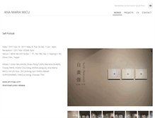 Tablet Screenshot of anamariamicu.com